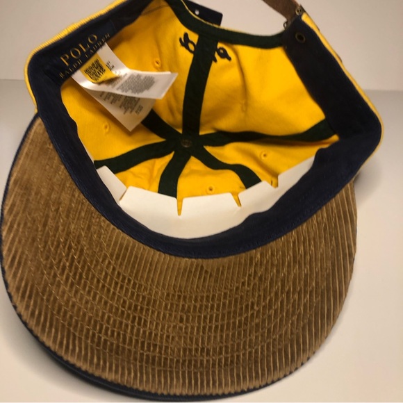 🧢NEW🧢 Polo Ralph Lauren Baseball Cap with adjustable Leather Strap-Authentic - Picture 5 of 7